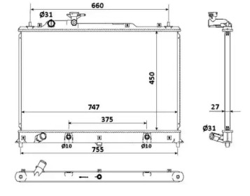 WILMINK GROUP wg1722704 -  Радиатор, охлаждение двигателя